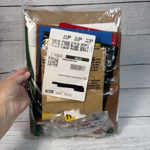 Bucilla Santas Visit Toys Puppy Dog Christmas Eve Felt Stocking Kit 86702 New - Picture 4 of 4